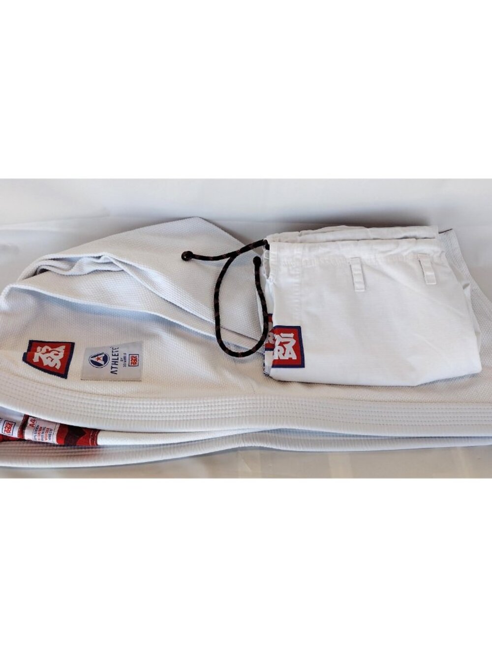 Scramble Athlete 2 BJJ Kimono Gi A4 Top and Bottom White